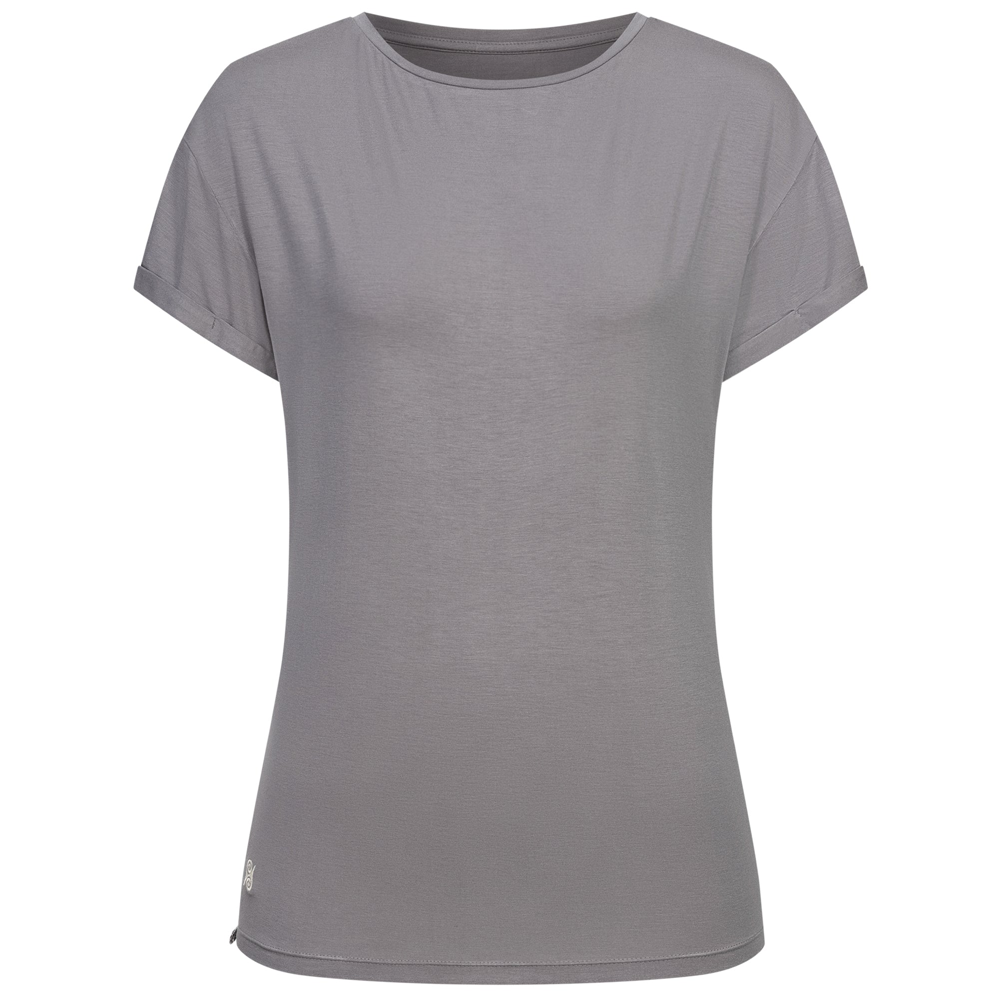 Yoga Shirt Women made of Bamboo Fiber - Supersoft Stone-Grey NEW