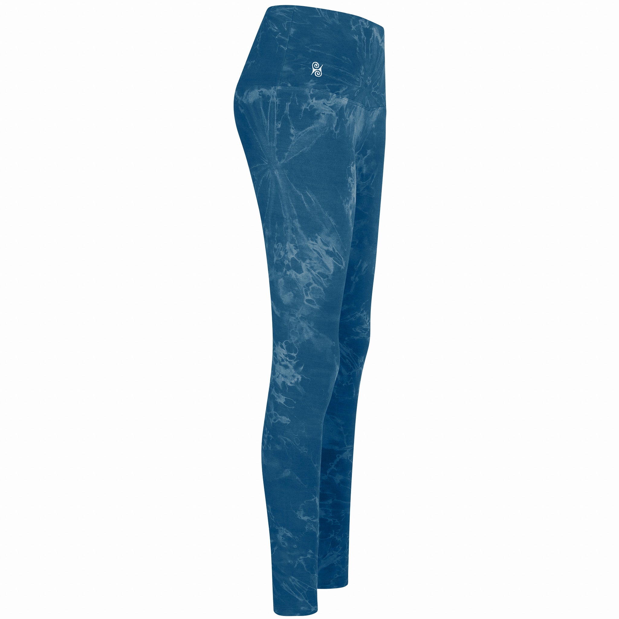 Yoga Leggings Damen aus Bambus Mix - Lost in Space Petrol NEU (Dünnes Material)