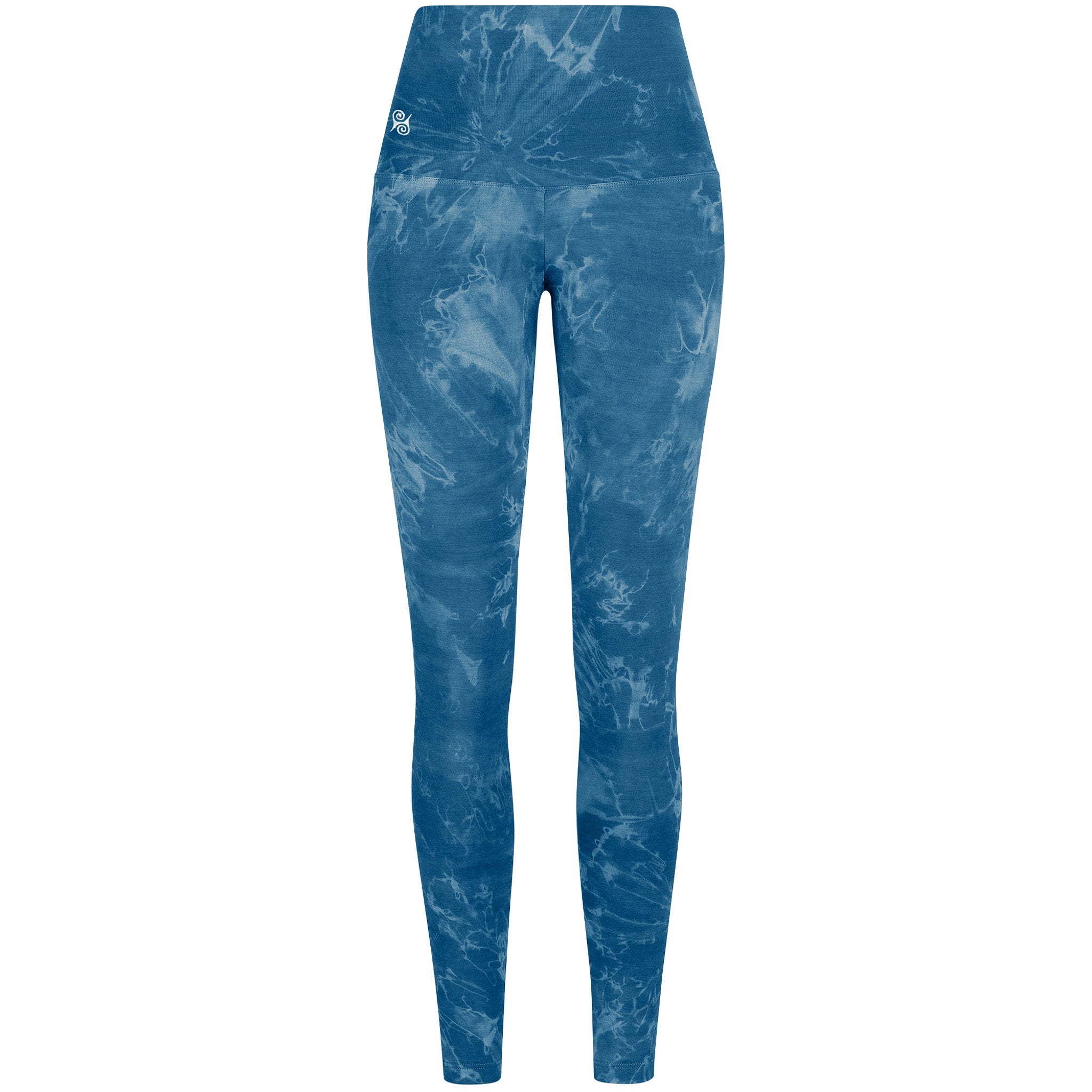 Yoga Leggings Damen aus Bambus Mix - Lost in Space Indigo NEU (Dünnes Material)