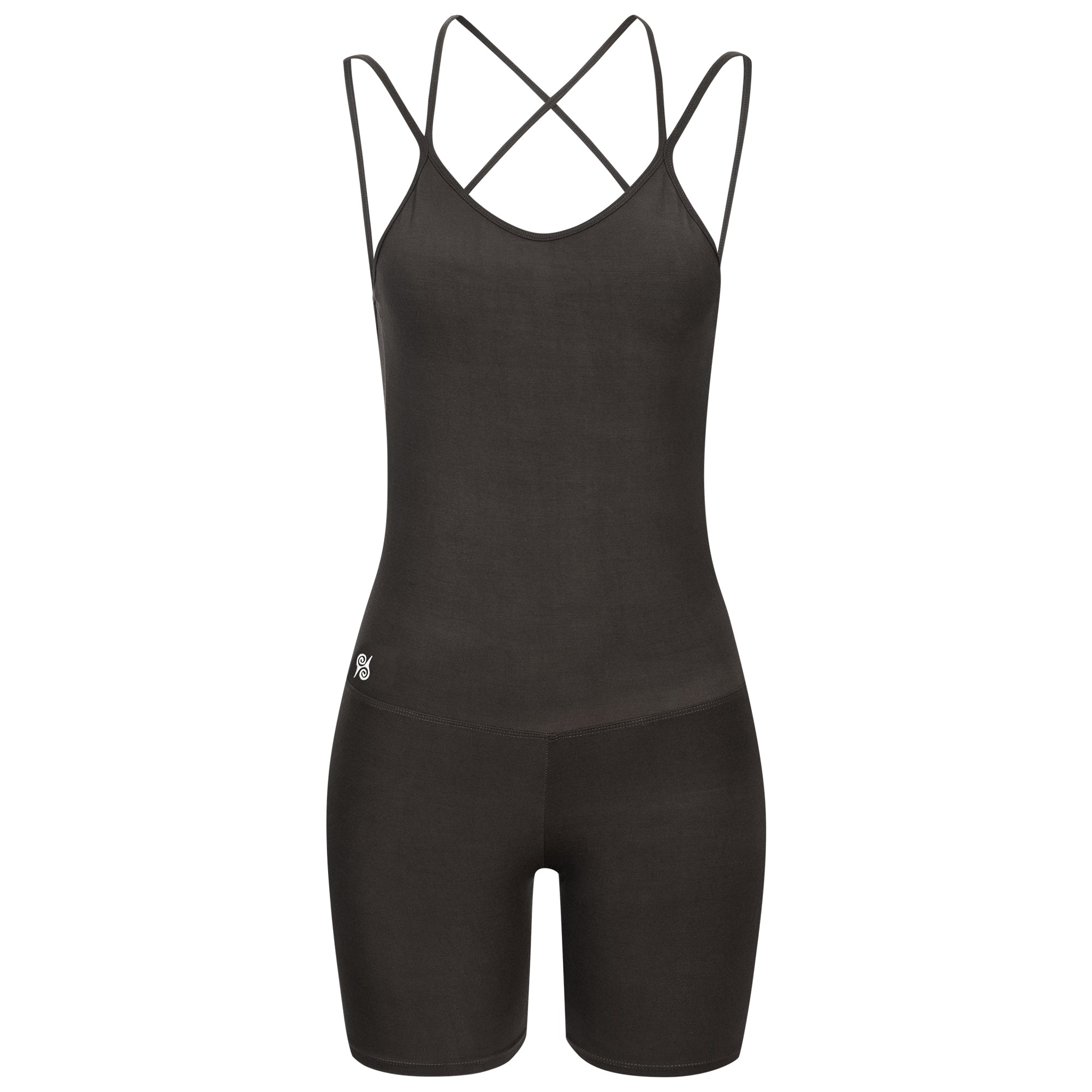 Jumpsuit Damen aus Bambus Mix - Salty Chocolate-Dark (Standard Material)