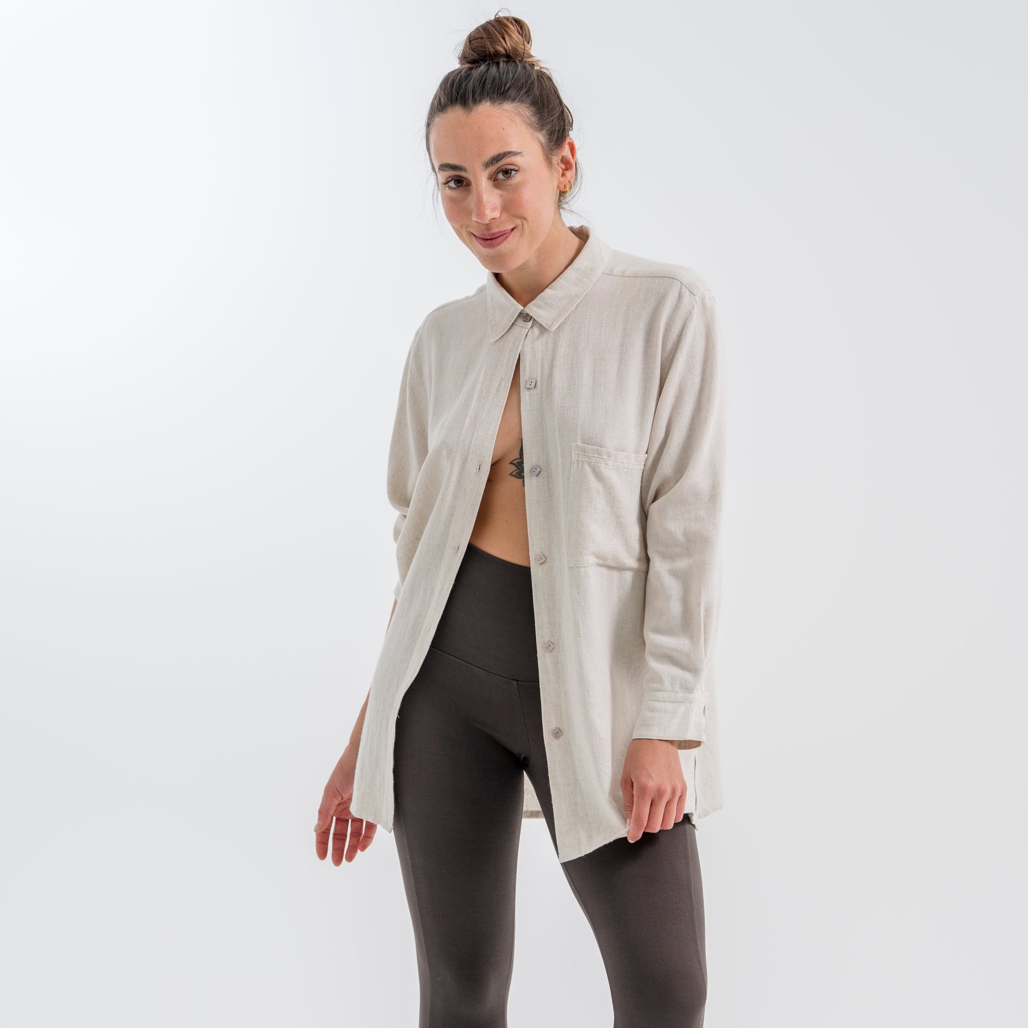 Linen shirt women - Evermore natural