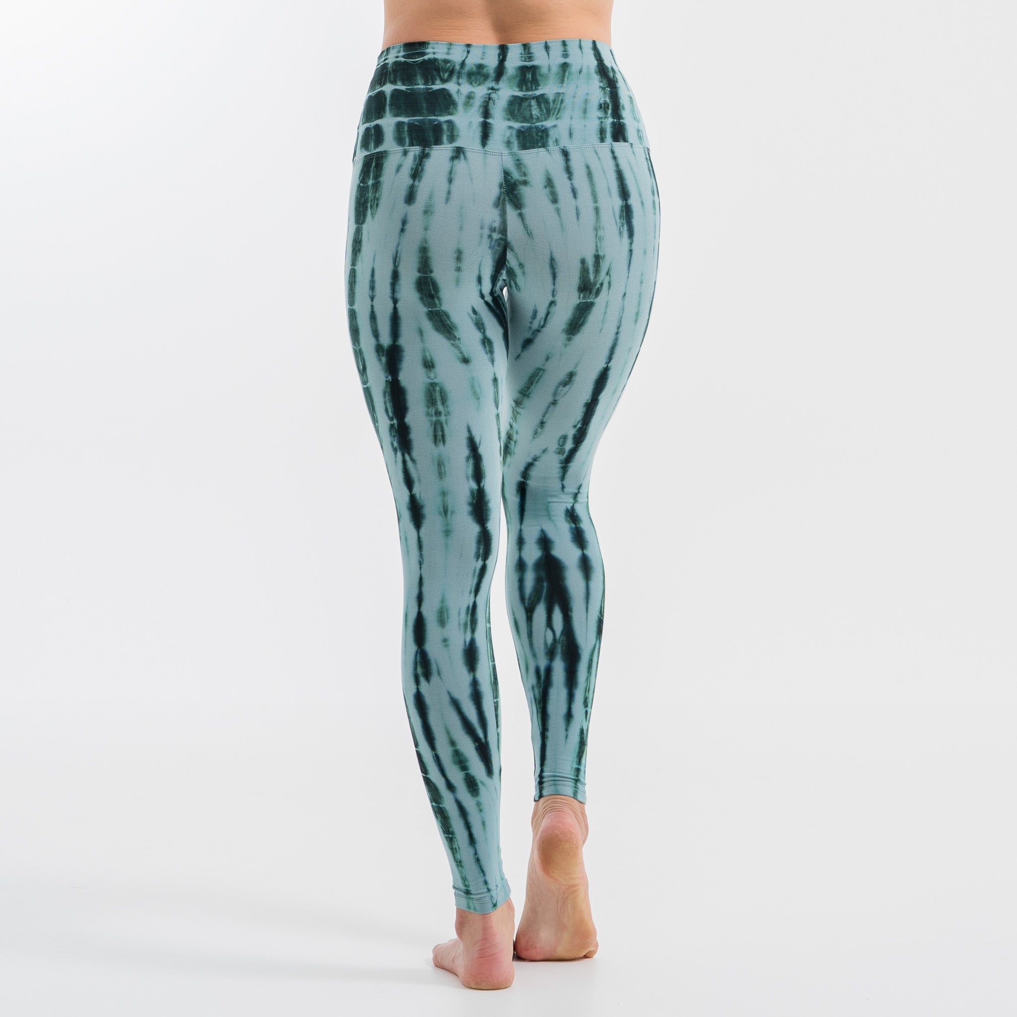 Yoga Leggings Damen aus Bambus Mix - Jungle Fever (Dünnes Material)