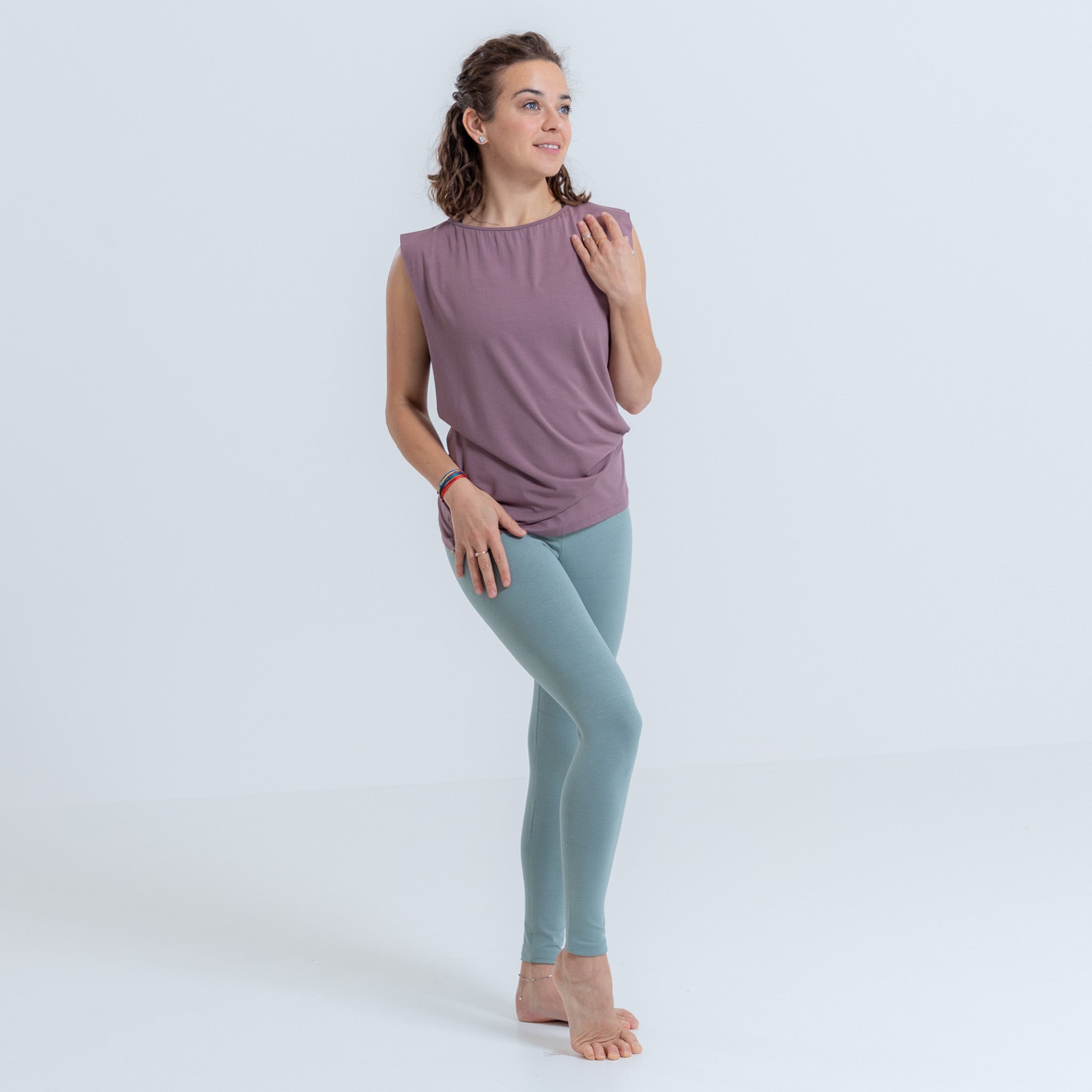 Leggings Damen aus Bambus Mix - Shape Salbei NEU (Standard Material)