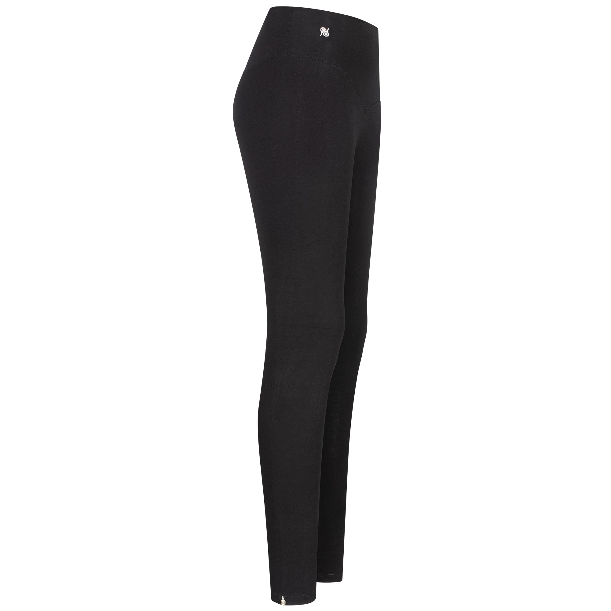 Leggings Damen aus Bambus Mix - Shape Black NEU (Dünnes- und Standard Material)