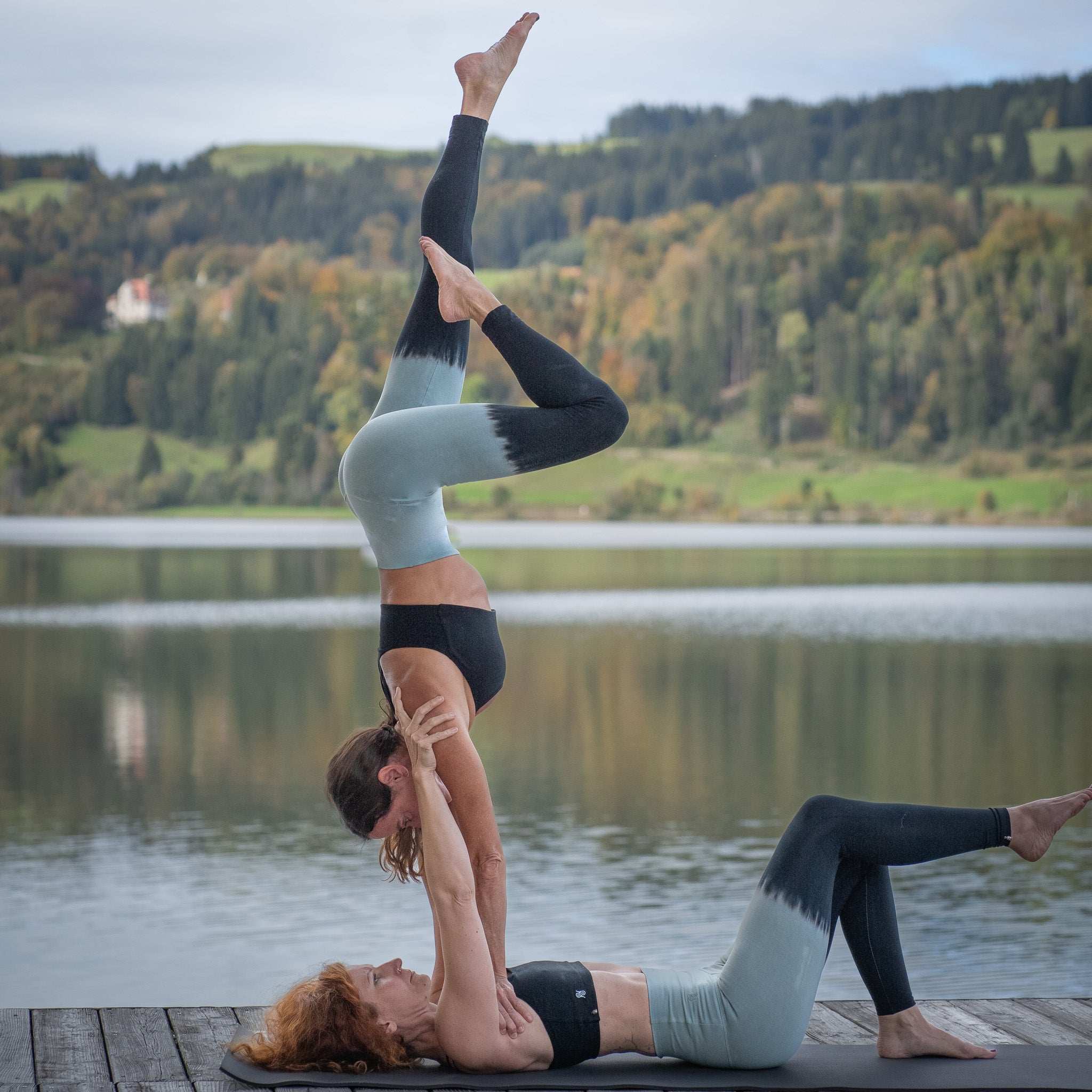 Yoga Leggings Damen aus Bambus Mix - Overknee Elexier!LIMITED EDITION! (Standard Material)
