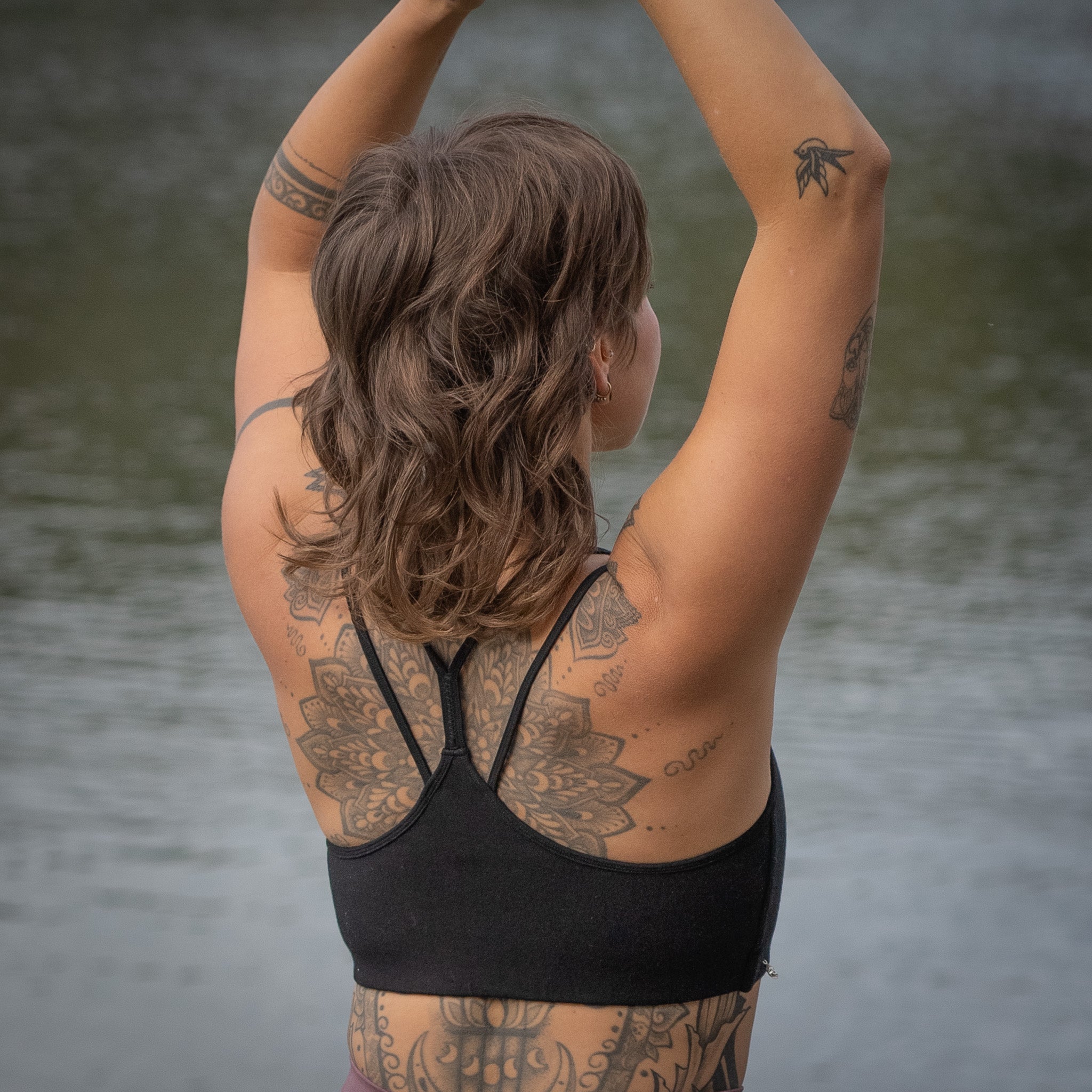 Yoga BH aus Bambus Mix - Comfy Bra Black NEU