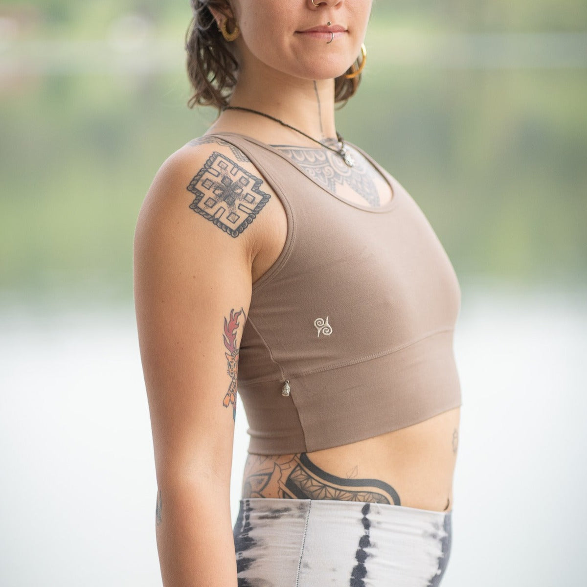 Yoga Top Women's Bamboo Mix - Snug Top Cappuccino