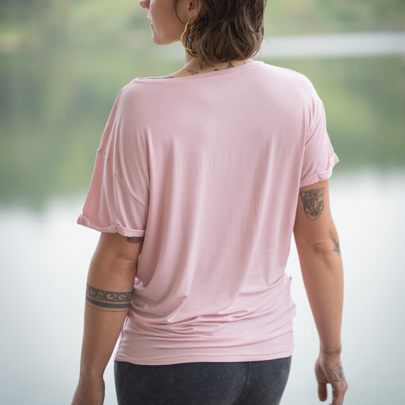 Yoga Shirt Women made of Bamboo Fiber - Supersoft Pink-Rosé NEW