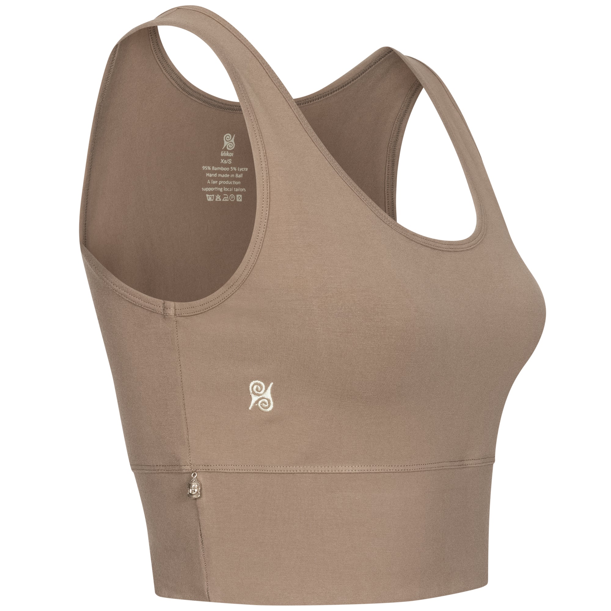 Yoga Top Women's Bamboo Mix - Snug Top Cappuccino