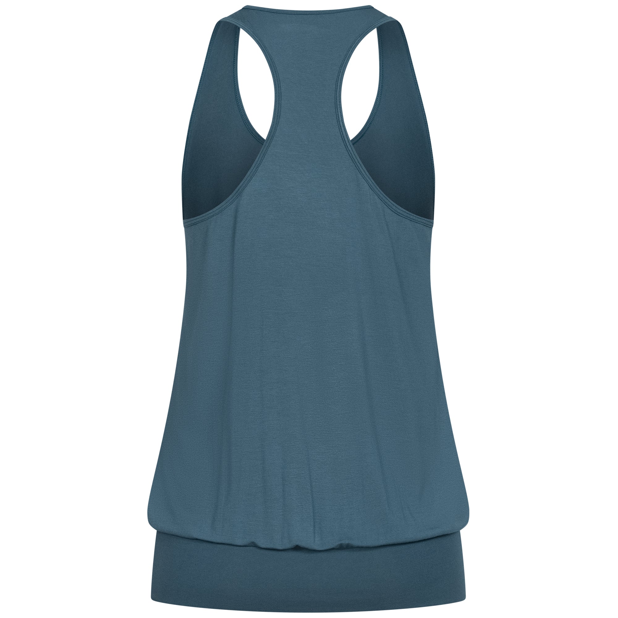 Yoga Top Damen aus Bambus Faser - Cute Shirt Indigo