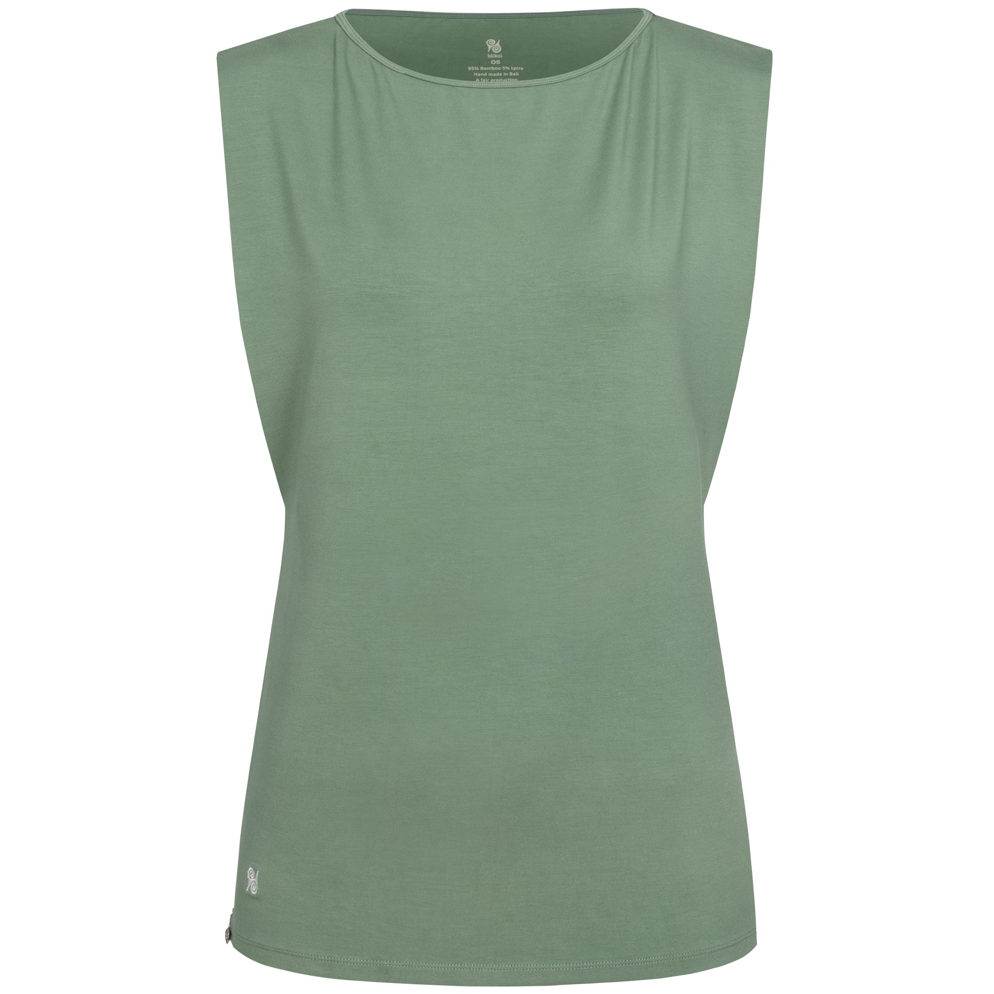 Yoga Shirt Damen aus Bambus Faser - Sneaky Top Salbei NEU