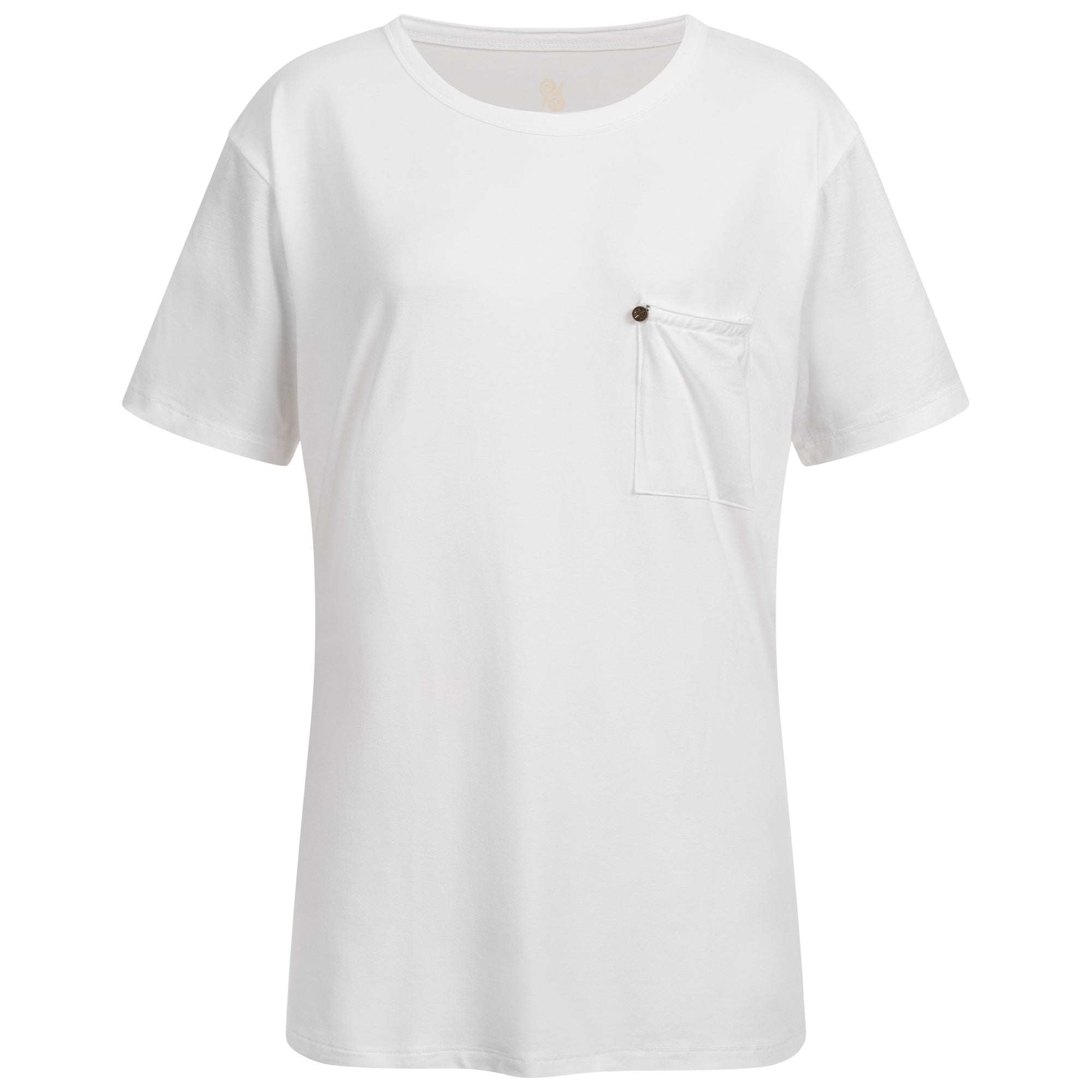 Yoga Shirt Herren aus Eukalyptus Mix - Weiss