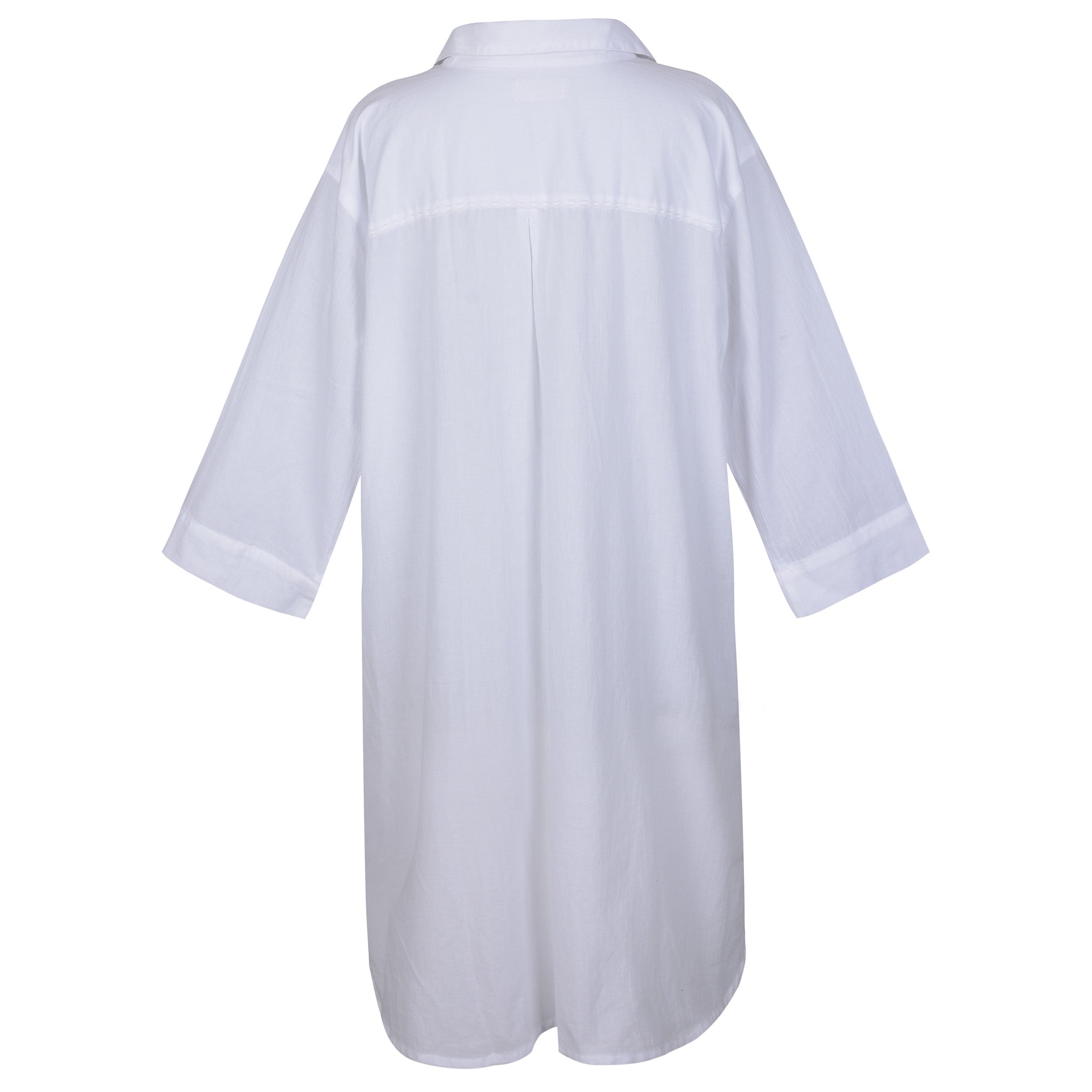 Damen Hemd aus Baumwoll Mix - Summer Breeze White