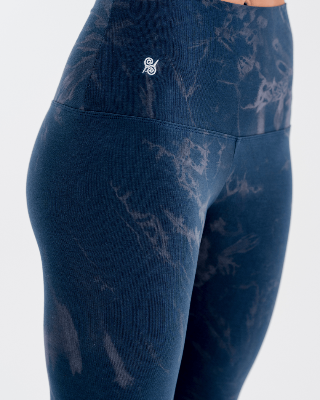 Yoga Leggings Damen aus Bambus Mix - Lost in Space Petrol NEU (Dünnes Material)