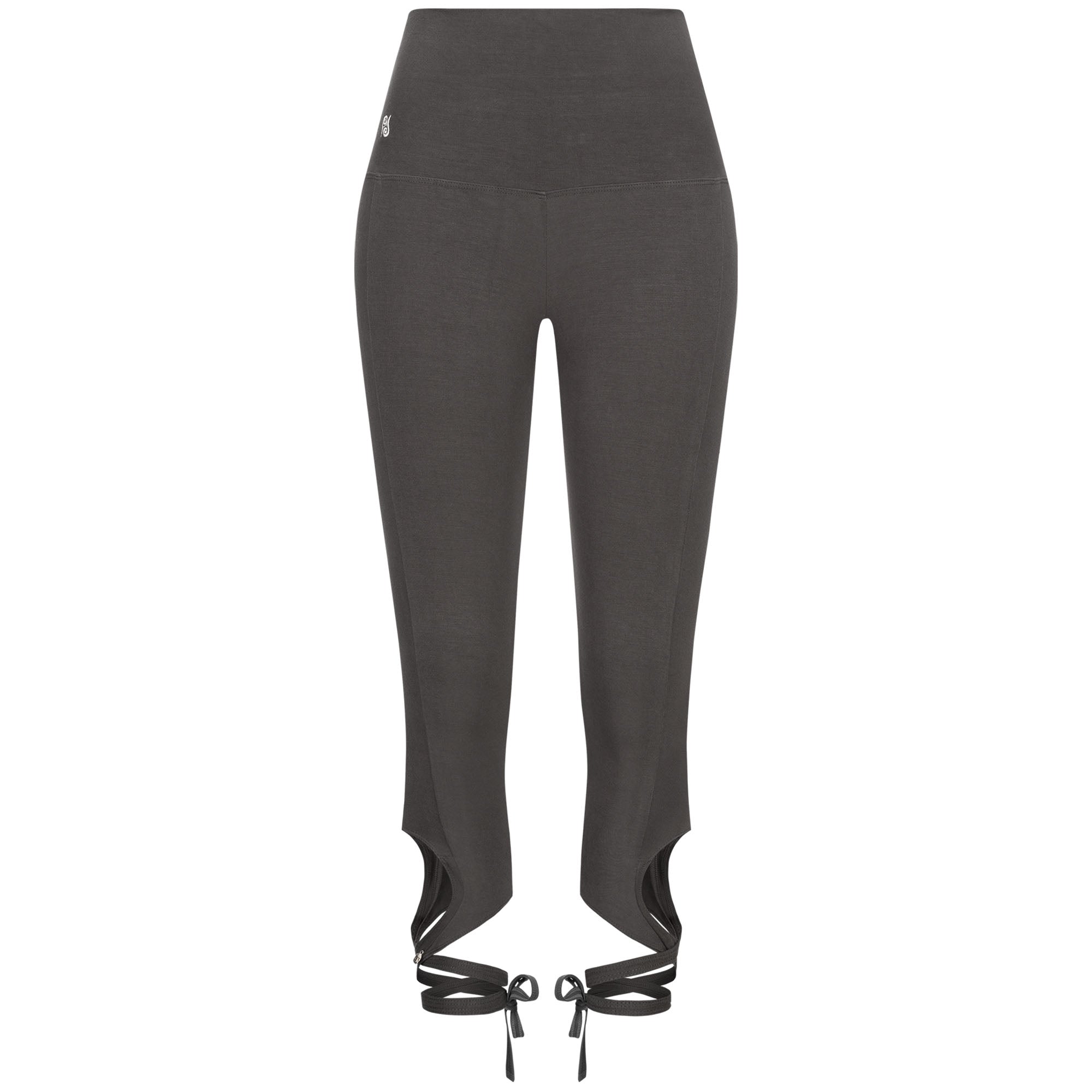 Yoga Leggings Damen aus Bambus Mix - Loop Salty Chocolate-Dark (Standard Material)