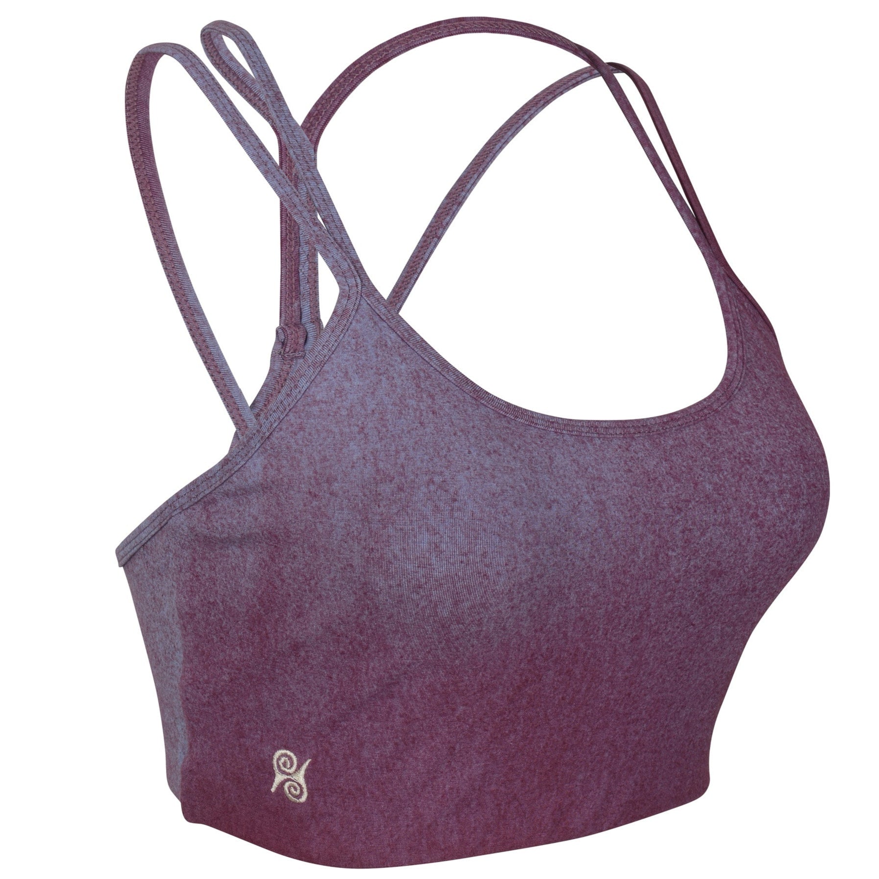 Yoga BH aus Bambus Mix - Blueberry Icecream