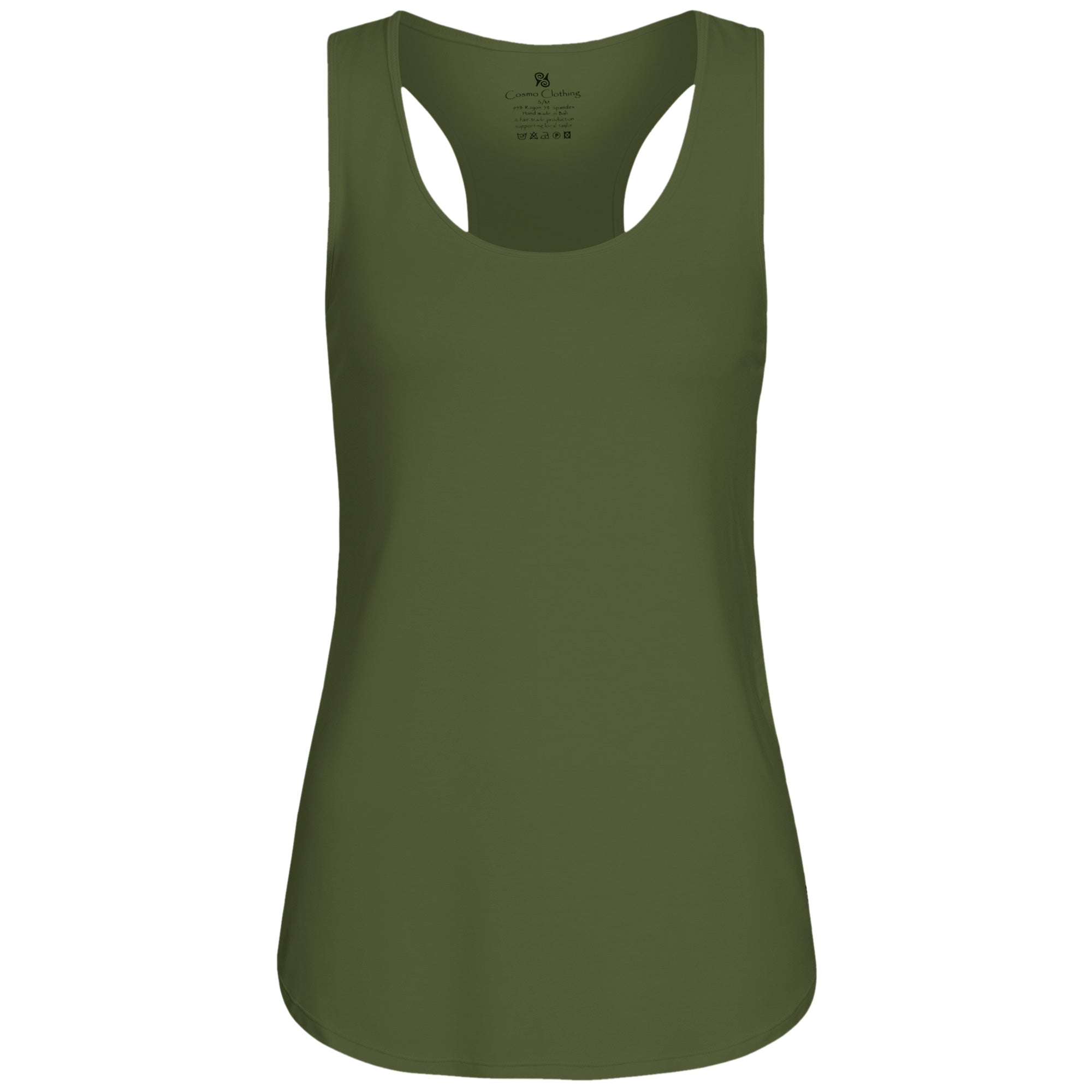 Yoga Shirt Damen aus Bambus Faser - Klassik Top Forest Light