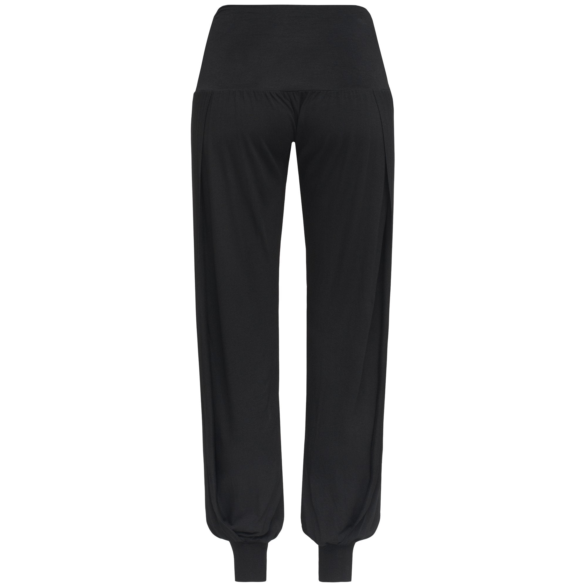 Yoga Hose Damen - seitlich offen - Free Flow Black (Dünnes Material)