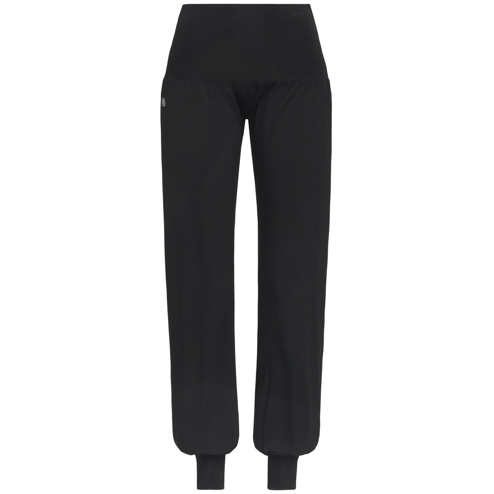 Yoga Hose Damen - seitlich offen - Free Flow Black (Dünnes Material)