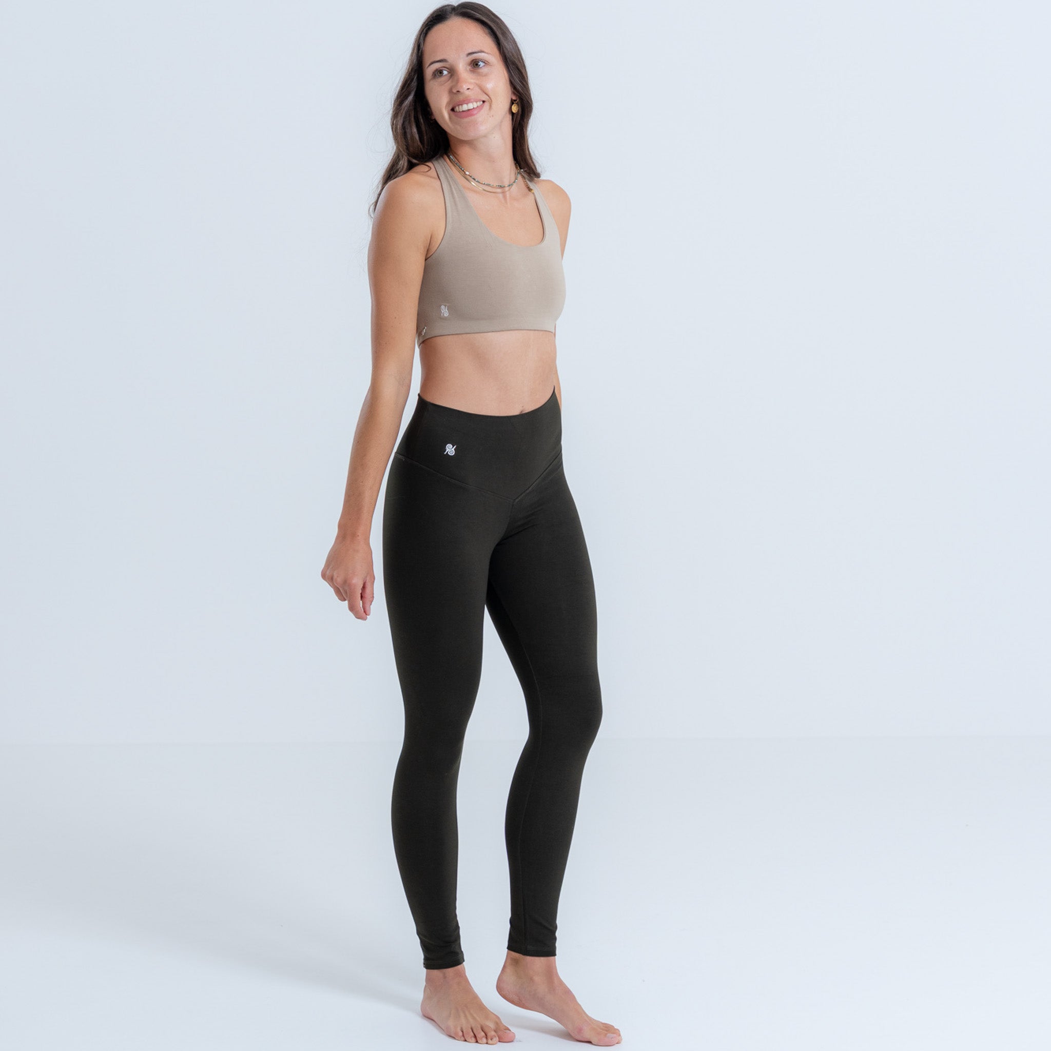 Leggings Damen aus Bambus Mix - Shape Deep Forest NEU (Dünnes- und Standard Material)