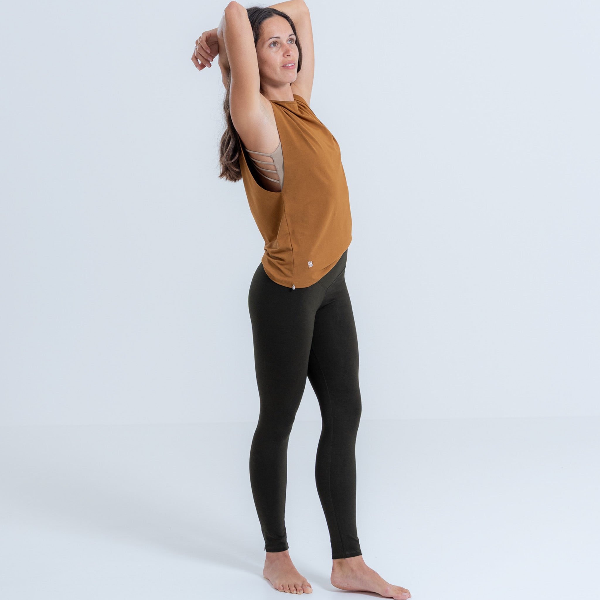 Leggings Damen aus Bambus Mix - Shape Deep Forest NEU (Dünnes- und Standard Material)