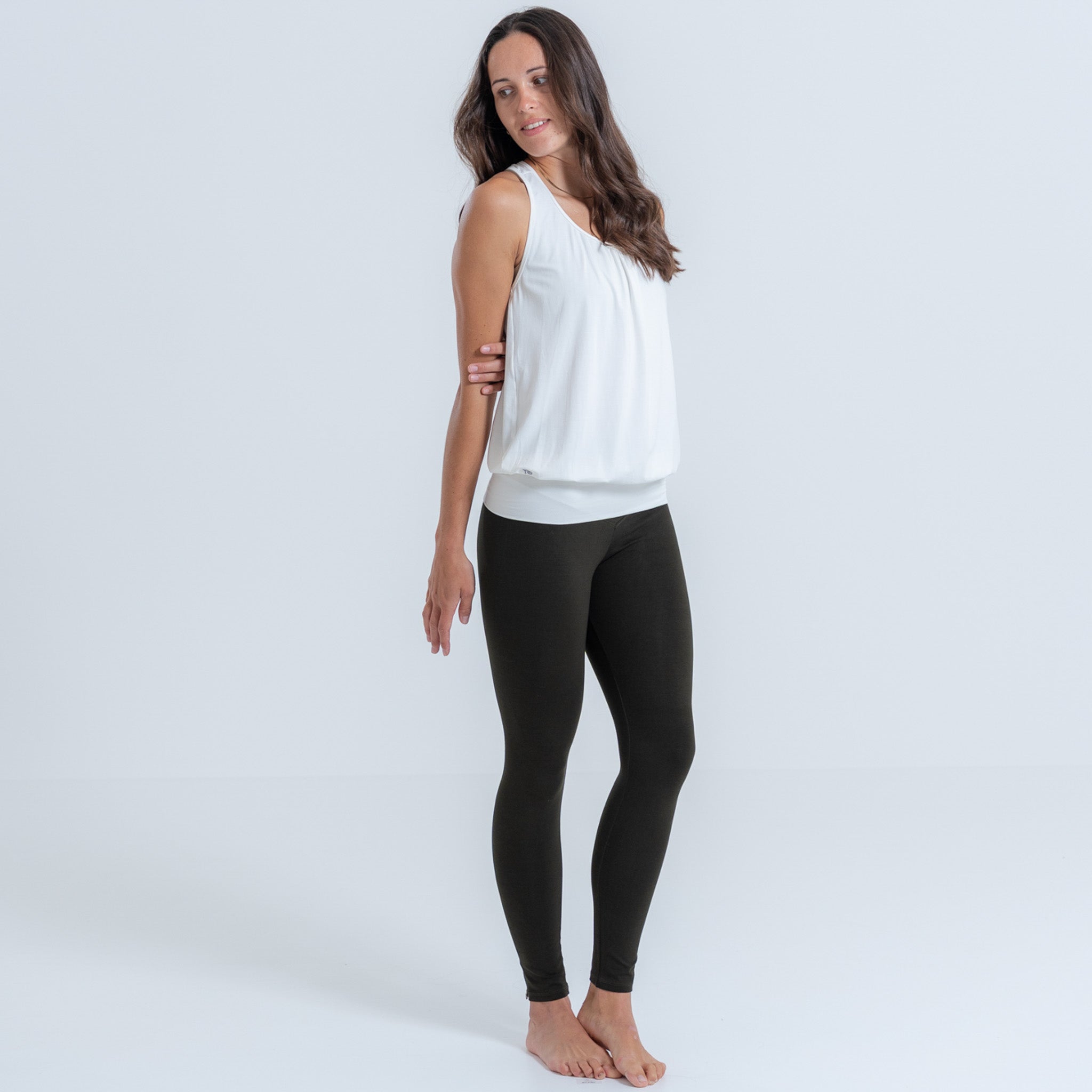 Leggings Damen aus Bambus Mix - Shape Deep Forest NEU (Dünnes- und Standard Material)