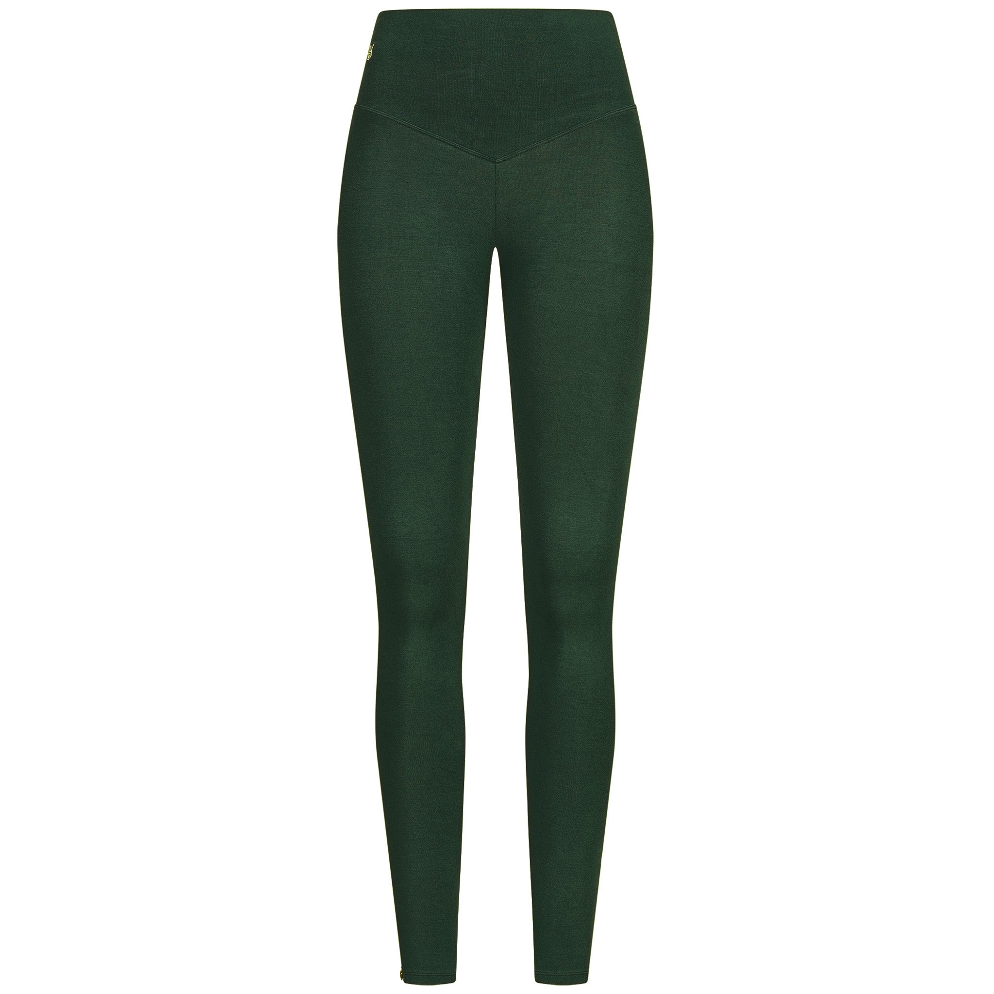 Leggings Damen aus Bambus Mix - Shape Moogrün NEU (Dünnes- und Standard Material)
