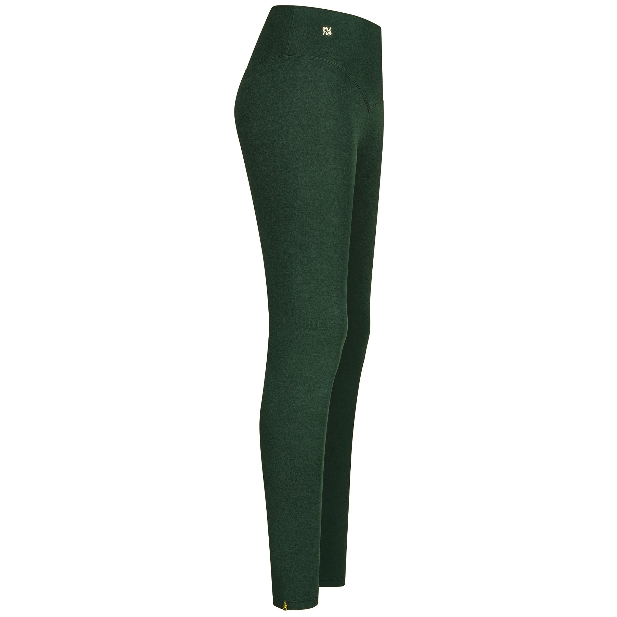 Leggings Damen aus Bambus Mix - Shape Moogrün NEU (Dünnes- und Standard Material)