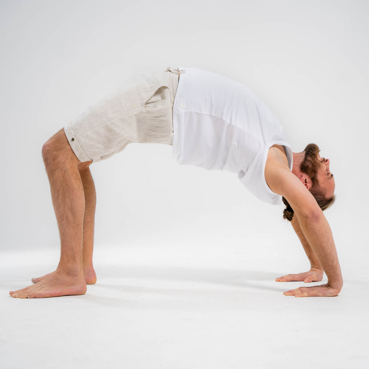 100% Leinen Yoga Pants (kurz)
