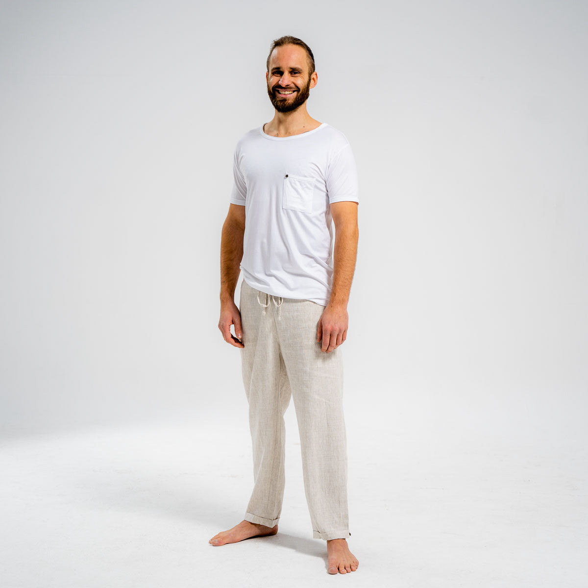 Leinen Yoga Pants (lang)